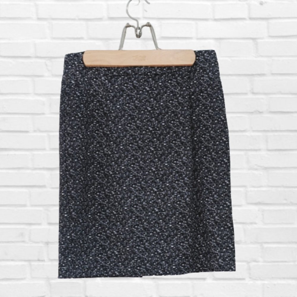 2/$25 Black Spotted Pencil Skirt Michael Kors